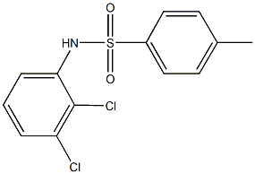 N-(2,3-ジクロロフェニル)-p-トルエンスルホンアミド 化学構造式