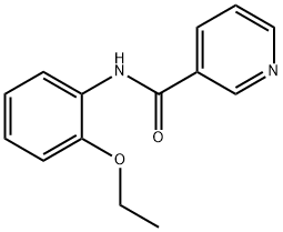 N-(2-ethoxyphenyl)nicotinamide 化学構造式