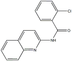 2-chloro-N-(2-quinolinyl)benzamide 结构式