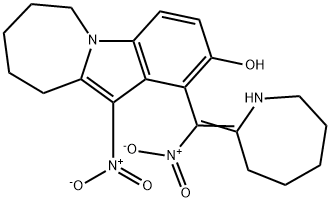 700358-07-2 1-{2-azepanylidenenitromethyl}-11-nitro-7,8,9,10-tetrahydro-6H-azepino[1,2-a]indol-2-ol