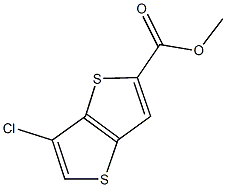 methyl 6-chlorothieno[3,2-b]thiophene-2-carboxylate Structure