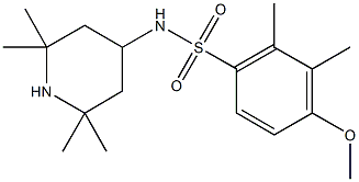 700852-06-8 4-methoxy-2,3-dimethyl-N-(2,2,6,6-tetramethyl-4-piperidinyl)benzenesulfonamide