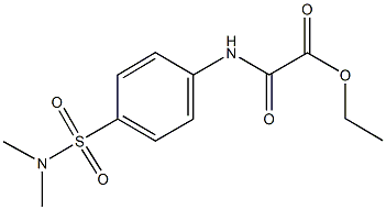 ethyl {4-[(dimethylamino)sulfonyl]anilino}(oxo)acetate Structure