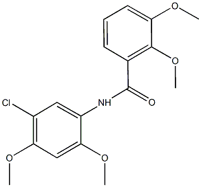 N-(5-chloro-2,4-dimethoxyphenyl)-2,3-dimethoxybenzamide Structure