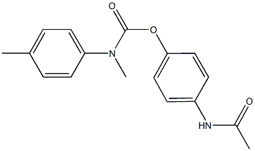 700862-03-9 4-(acetylamino)phenyl methyl(4-methylphenyl)carbamate