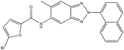 701222-17-5 5-bromo-N-[6-methyl-2-(1-naphthyl)-2H-1,2,3-benzotriazol-5-yl]-2-furamide