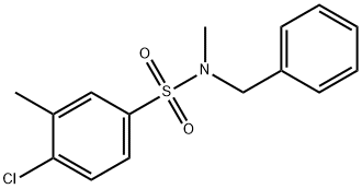 N-benzyl-4-chloro-N,3-dimethylbenzenesulfonamide Structure