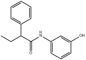 N-(3-hydroxyphenyl)-2-phenylbutanamide Structure