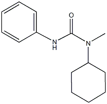 N-cyclohexyl-N-methyl-N'-phenylurea Structure