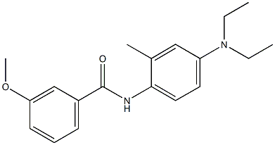 N-[4-(diethylamino)-2-methylphenyl]-3-methoxybenzamide Struktur