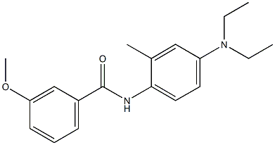 N-[4-(diethylamino)-2-methylphenyl]-3-methoxybenzamide Structure