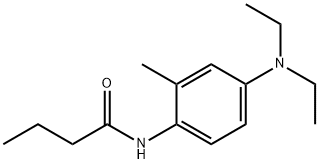 N-[4-(diethylamino)-2-methylphenyl]butanamide 结构式