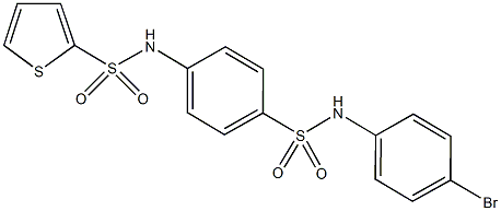 N-{4-[(4-bromoanilino)sulfonyl]phenyl}-2-thiophenesulfonamide|