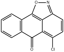 5-chloro-6H-anthra[1,9-cd]isoxazol-6-one Structure