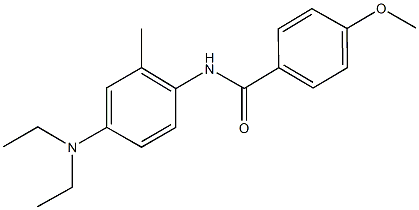 N-[4-(diethylamino)-2-methylphenyl]-4-methoxybenzamide Struktur