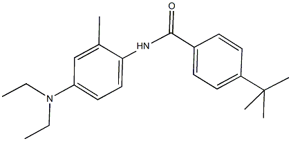 708237-04-1 4-tert-butyl-N-[4-(diethylamino)-2-methylphenyl]benzamide