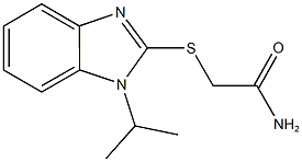 2-[(1-isopropyl-1H-benzimidazol-2-yl)sulfanyl]acetamide Structure