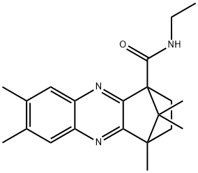 N-ethyl-6,7,12,15,15-pentamethyl-3,10-diazatetracyclo[10.2.1.0~2,11~.0~4,9~]pentadeca-2(11),3,5,7,9-pentaene-1-carboxamide Structure