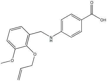 4-{[2-(allyloxy)-3-methoxybenzyl]amino}benzoic acid|