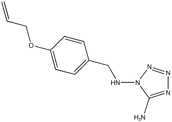 N-[4-(allyloxy)benzyl]-N-(5-amino-1H-tetraazol-1-yl)amine Struktur