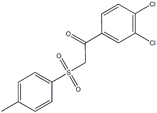 1-(3,4-dichlorophenyl)-2-[(4-methylphenyl)sulfonyl]ethanone Structure