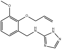 N-[2-(allyloxy)-3-methoxybenzyl]-N-(1H-1,2,4-triazol-3-yl)amine,708996-56-9,结构式