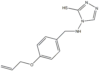 4-{[4-(allyloxy)benzyl]amino}-4H-1,2,4-triazole-3-thiol Structure