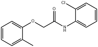 N-(2-chlorophenyl)-2-(2-methylphenoxy)acetamide 结构式