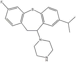 70931-22-5 1-(3-fluoro-8-isopropyl-10,11-dihydrodibenzo[b,f]thiepin-10-yl)piperazine