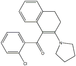 710285-78-2 (2-chlorophenyl)[2-(1-pyrrolidinyl)-3,4-dihydro-1-naphthalenyl]methanone