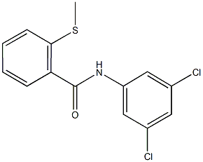 N-(3,5-dichlorophenyl)-2-(methylsulfanyl)benzamide Structure