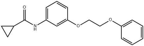 71219-44-8 N-[3-(2-phenoxyethoxy)phenyl]cyclopropanecarboxamide