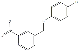 1-{[(4-chlorophenyl)sulfanyl]methyl}-3-nitrobenzene|