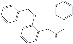 N-[2-(benzyloxy)benzyl]-N-(3-pyridinylmethyl)amine 化学構造式