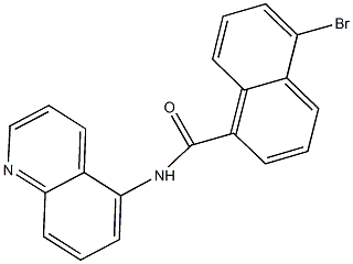 5-bromo-N-(5-quinolinyl)-1-naphthamide|