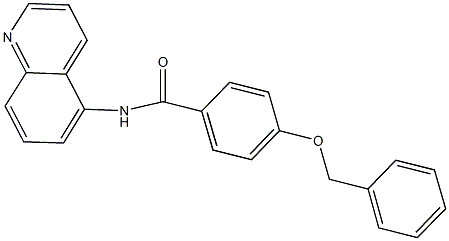 4-(benzyloxy)-N-(5-quinolinyl)benzamide,712291-10-6,结构式