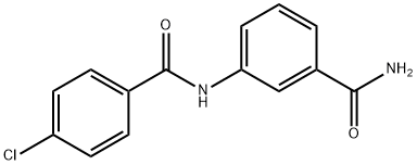 3-[(4-chlorobenzoyl)amino]benzamide,712299-54-2,结构式