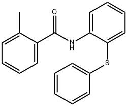 2-methyl-N-[2-(phenylsulfanyl)phenyl]benzamide,712305-60-7,结构式