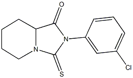 71252-68-1 2-(3-chlorophenyl)-3-thioxohexahydroimidazo[1,5-a]pyridin-1(5H)-one