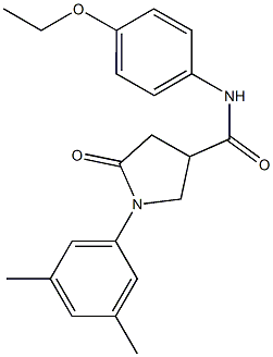 1-(3,5-dimethylphenyl)-N-(4-ethoxyphenyl)-5-oxo-3-pyrrolidinecarboxamide|