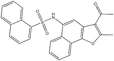 N-(3-acetyl-2-methylnaphtho[1,2-b]furan-5-yl)-1-naphthalenesulfonamide|