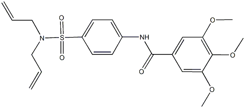 713112-47-1 N-{4-[(diallylamino)sulfonyl]phenyl}-3,4,5-trimethoxybenzamide