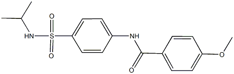 713502-94-4 N-{4-[(isopropylamino)sulfonyl]phenyl}-4-methoxybenzamide