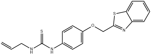 N-allyl-N'-[4-(1,3-benzothiazol-2-ylmethoxy)phenyl]thiourea|