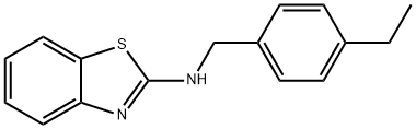 N-(1,3-benzothiazol-2-yl)-N-(4-ethylbenzyl)amine Structure