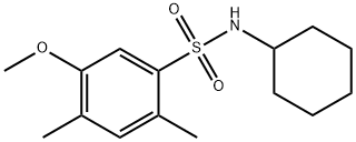 N-cyclohexyl-5-methoxy-2,4-dimethylbenzenesulfonamide|