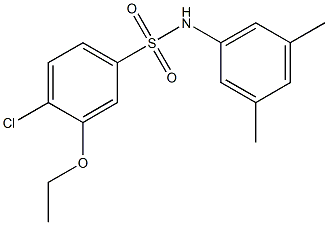 714202-91-2 4-chloro-N-(3,5-dimethylphenyl)-3-ethoxybenzenesulfonamide