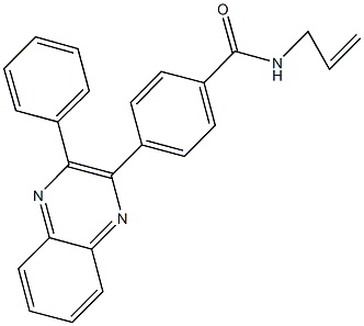 714207-16-6 N-allyl-4-(3-phenyl-2-quinoxalinyl)benzamide