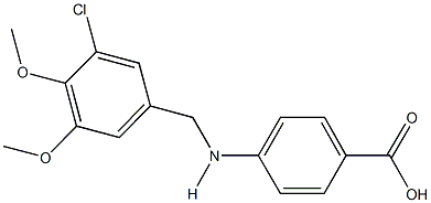 714207-87-1 4-[(3-chloro-4,5-dimethoxybenzyl)amino]benzoic acid