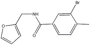 3-bromo-N-(2-furylmethyl)-4-methylbenzamide,714209-31-1,结构式